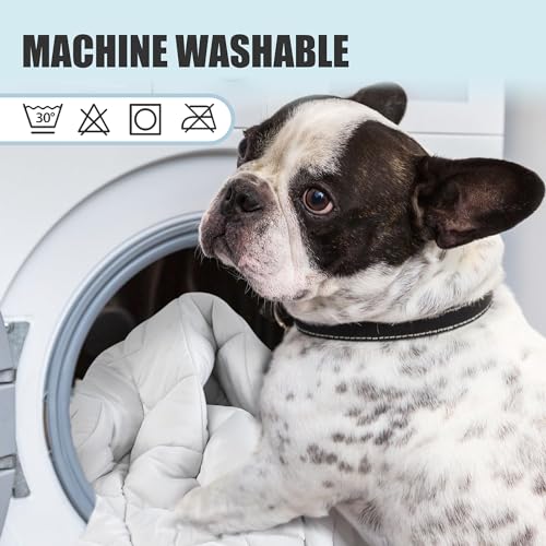 Leekalos Dog Cooling Mat Blanket - Portable Pet Cooling Cushion For Home & Outdoor - color: Cool Grey, size: X-Large(55"x80")