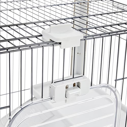 Yaheetech 30'' Small Animal Cage 2-Level Open Top Rabbit Cage on Wheels with Pull-Out Tray for Guinea Pig, Ferret, Chinchilla, Kitten, Bunny Small Animal Hutch, 30'' W × 20'' D × 27'' H - size: 30.0"L x 20.0"W x 27.0"H