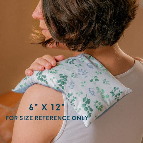 Heating Pad Microwavable, Microwave Hot Pack, Ice Pack, Cold Compress, Eye Pillow, Flax Seed and Dried Herbs, Various Sizes, Hedgehog