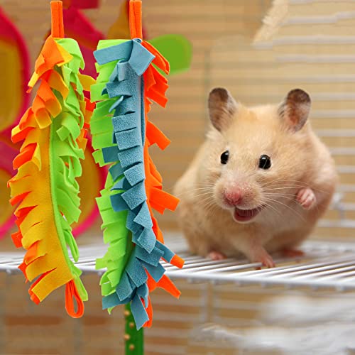 2 Pack Sugar Glider Climbing Toys, Sugar Glider Swing Toys, Heavy Pet Toys, Cage Accessories for Small Pets Like Hamster Squirrel Chinchilla Parrots