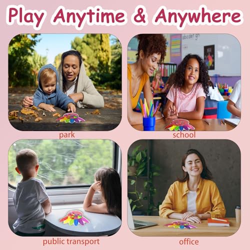 Color Sorting Toys for Toddlers, Fine Motor Skills Sensory Toys, Montessori Learning Toy for Preschool Learning Activitie, Sensory Activity Toy for Kids 3+ and Adults - style: Octopus