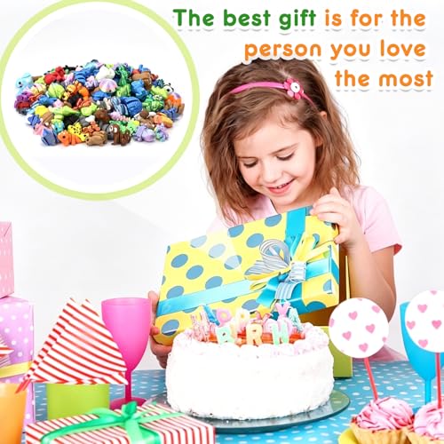 156 pcs 3D Printed Animal Figurines, Mini Articulated Animal Figurines Toys, Party Favors, Pocket Fidget Toys Bulk, Goodie Bag Stuffers, Exchange Gifts for Boys Girls , Desk Pets, Classroom Rewards - style: Animal 156