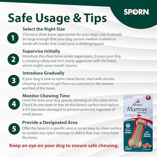 Sporn Marrow Chews Peanut Butter XS, Brown - size: X-Small