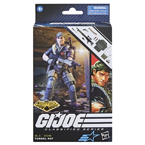 G.I. Joe Classified 6 Inch Action Figure Nightforce Exclusive - Tunnel Rat #107