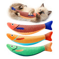 Potaroma Cat Toys Saury Fish, 3 Pack, Catnip Crinkle Sound, Soft and Durable, Interactive Kitten Kicker for Indoor Kitty Exercise 9.4 Inches for All Breeds | Crinkle Sound, Soft and Durable, Interactive Kitten Kicker for Indoor Kitty Exercise 9.4 Inches f