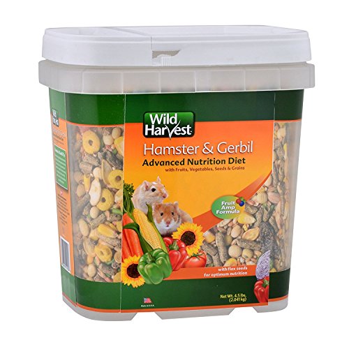 Wild Harvest WH-83543 Wild Harvest Advanced Nutrition Diet for Hamsters or Gerbils, 4.5-Pound - size: 4.5 Pound (Pack of 1)