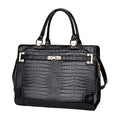 Fashion Pet Carrier Dog Cat Carrier Purse Soft-Sided Leather Handbag Pet Tote Bag for Small Dogs Puppy and Cat TSA Airline Approved - color: Black 3