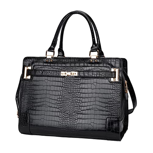 Fashion Pet Carrier Dog Cat Carrier Purse Soft-Sided Leather Handbag Pet Tote Bag for Small Dogs Puppy and Cat TSA Airline Approved - color: Black 3