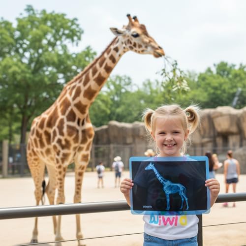 15 Pcs Zoo Animal Xrays for Kids - Light Table Manipulatives | Vet Role Play, Light Table Accessories, and Bone Structure Exploration - style: Zoo Series