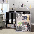 Lambs & Ivy Star Wars Classic 3-Piece Baby Crib Bedding Set - Yoda/Vader | Includes Quilt, Fitted Sheet & Crib Skirt, Features Yoda, Darth Vader, C-3PO, R2-D2 & Storm Trooper - color: Yoda/Darth Vader