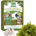 Halatool 12QT Hamster Moss for Bedding Nesting Hideout, Soft & Safe, 8OZ | Odor Control, Forest Moss for Rabbits Squirrels Guinea Pigs, Small Animals Cages, Terrariums, Reptiles, Plants - size: 8oz/12qt