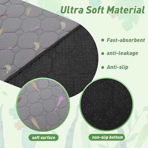 2Pcs Guinea Pig Cage Liners,Guinea Pig Fleece Cage Liners36''X48'' Super Absorbent Washable Pee Pads Reusable for Rabbit Hamster Chinchilla - size: 12 In 3x4(36" x 48") 2Pack