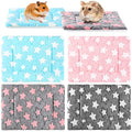 4 Pack Guinea Pig Bed Mat Bedding Rabbit All Season Soft Fleece Bed Pad for Small Animal Mattress Fleece Sleeping Pad for Hedgehogs Bunny Ferrets Hamster(Star,13 x 10 Inch) - size: 12.6 x 9.8 Inch