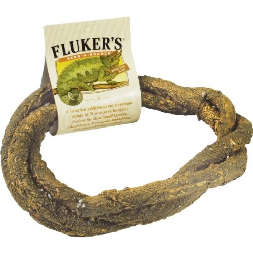 Fluker's Small Animal Bend-A-Branch Pet Habitat Decor, Medium, brown - size: Medium