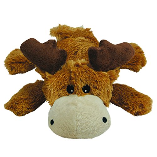Kong Cozie Marvin Moose Plush Dog Toy, for Medium Dogs | Soft Indoor Cuddle Plush Toy with a Squeaker & Minimal Stuffing, Great for Snuggling & Gentle Indoor Play - size: Medium, style: Marvin the Moose
