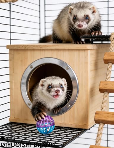 5 Pack Ferret Play Balls, Rolling Toys for Small Medium Large Ferrets | Multi-Style, 1.5 In, Tough Wear-Resistant Smooth Surface, Bright Assorted Hues for Ferret Daily Indoor Play - size: 1.5''
