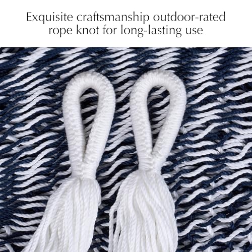 Handwoven Rope Mayan Hammock for Outside, 600 lbs Capacity | 2 Person, Portable Carrying Bag, Easy-Used Tree Straps, Carabiners, Soft Fabric, Patio (Chasm, X-Large) - color: Chasm, size: X-Large