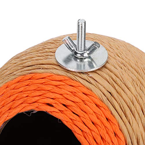Hand Made Woven Bird Nests,Dove Nesting Box,Morning Dove Nesting Box,Coconut Shell Hatching Nesting Cage Cave for Parrots Hamster