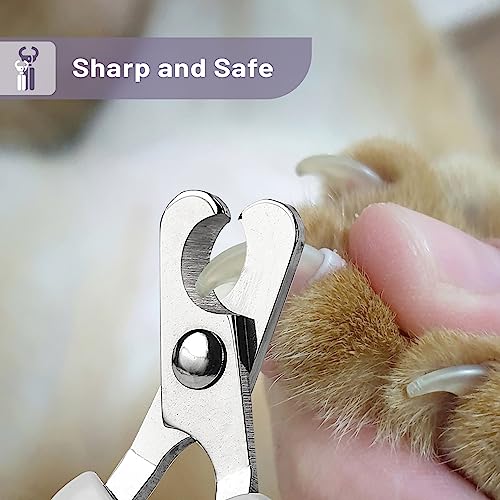 Mr. Pen- Cat Nail Clipper, Stainless Steel | Professional Sharp Cat Claw Trimmer for Small and Medium Cats, Pet Nail Clipper with Sturdy Non Slip Handle - color: Pink