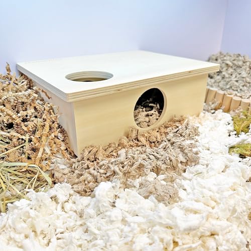 Chamber Box - Fun & Unique Cage Accessory for Dwarf Hamsters, Golden Hamsters, Degus, Gerbils and Other Small Animals. (Small) - size: Small