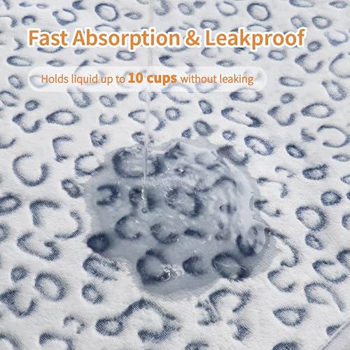 Reusable Puppy Pads, Washable Pee Pads, Leakproof 16"x 30" 2 Pack | High Absorbency Dog Training Pads, Wee Wee Pads With Waterproof Non-Slip Base For Indoor Potty, Crates, Playpen & Senior Dogs - size: 16x30(pack of 2)-Blue