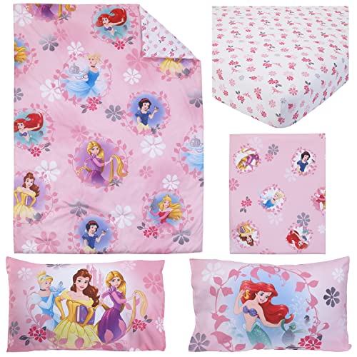 Disney Pretty Princess Toddler Bed, 4 Piece Set, Pink - color: Disney Pretty Princess