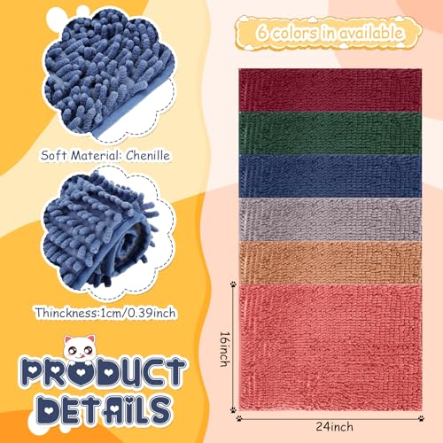 Fanfanwin 6 Pcs Guinea Pig Cage Liner 16 x 24 Inch for Guinea Pig Cage Bedding Reusable Rabbit Mat Pad Washable Training Pad Animal Sleeping Bedding Mat