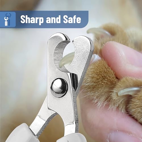 Mr. Pen- Cat Nail Clipper, Stainless Steel | Professional Sharp Cat Claw Trimmer for Small and Medium Cats, Pet Nail Clipper with Sturdy Non Slip Handle - color: Purple