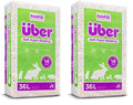 PETSPICK Uber Soft Paper Pet Bedding for Small Animals, White, 36L (Pack of 2) - color: White, size: 36L (Pack of 2)