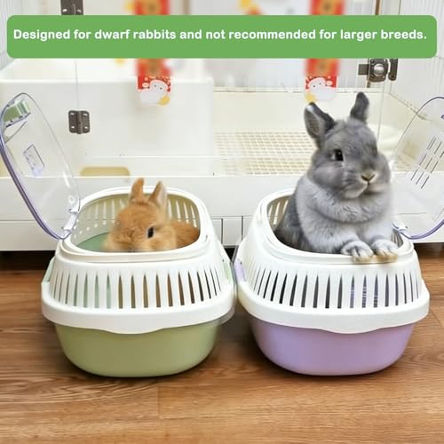 Hamster Carrier Portable Guinea Pig Carrier 13 X 11 X 8 in | Hamster Travel Cage with Ventilation Holes Outdoor Small Pet Carriers for Rat Gerbil Rabbit Hedgehog Squirrel Sugar Glider - color: Green