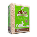PETSPICK Pine Wood Bedding for Small Pets, Cages and Animal Habitats, 141 L | Pine bedding is sized for small pets and animal habitats; 141 L package supports cage and enclosure maintenance. - size: 141L