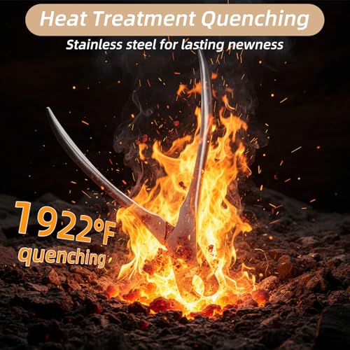 JIEYAO Stainless Steel Dog Nail Clippers, Heavy Duty Pet Nail Trimmer Full Metal Professional for All Large Medium Small Dogs Cats with Thick Toenail