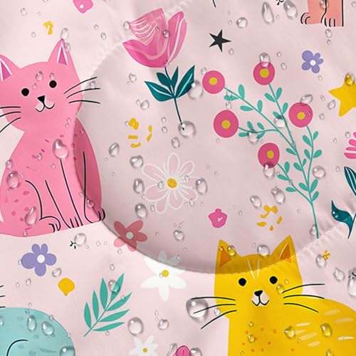 QOOMO Camping Sleeping Bags,3 Season Warm & Cool Weather,Lightweight,Waterproof Sleeping Bags for Adults & Kids,Traveling,and Outdoors,Camping Gear Equipment - color: Floral Cat 5