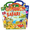 JOYIN 3-Pack Animal Reusable Sticker Book for Toddlers, 3D Sticker Book for Kids 3 4 5, Travel Essentials, Airplane Activity Toys, Crafts Gifts, Birthday Gifts - Farm, Ocean, Safari