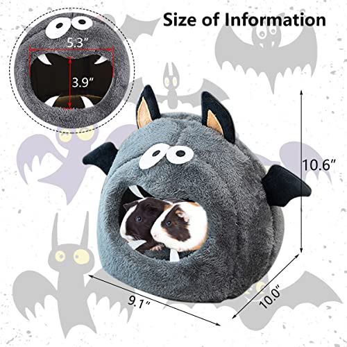 Guinea Pig Bed Hideouts Warm Small Animal Pet Beds Monster Hamster Bed House Accessorie for Guinea Pig Chinchilla Hedgehog Hamster