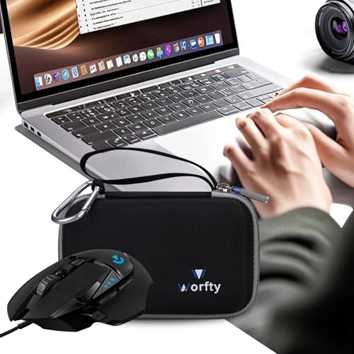 Carrying Mouse Case for Logitech G502 HERO High Performance/ G502 X Plus Lightspeed Gaming Mouse(Case Only) (Black)
