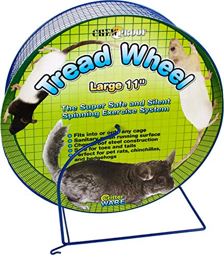 Ware Manufacturing Metal Small Pet Tread Exercise Wheel, Large - size: Large