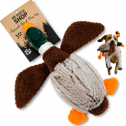 Duck Dog Toy Squeak Toys | Mallard-Shaped | Shaped Pet Toys | Duck Dog Toys for Large Dogs | Mallard Dog Toy | Dog Chew Toys | Stuffed Toys Interactive Animal.