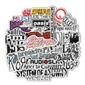 36Pcs Grunge Stickers, 90's Grunge Music, Rock Stickers, Rock Band Decals, Music Gifts for Men and Women - color: Grunge Stickers