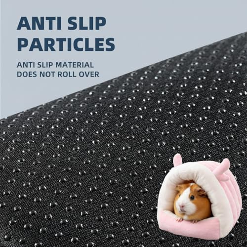 Guinea Pig Hideout, Warm Bed for Guinea Pig,Rabbits, Chinchillas, Guinea Pig Bed, Cozy Small Animal Winter Shelter (Pink, Small) - color: Pink, size: Small