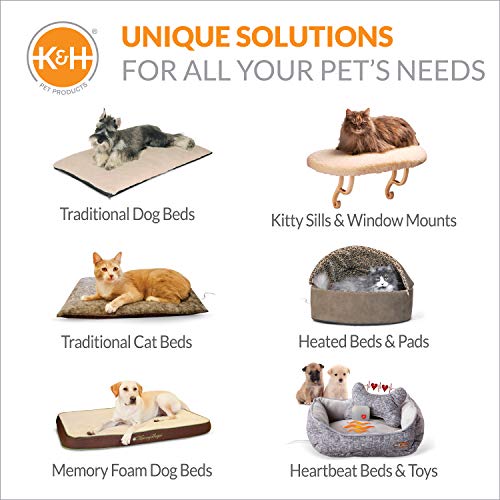 K&H Heated Pad Cover, Lectro-Soft Large Outdoor Dog Bed Replacement Cover | Fits K&H Lectro-Soft Large Beds (Heated Bed Sold Separately), Machine Washable Fleece Cover, 36x25in - size: Large 36 X 25 Inches