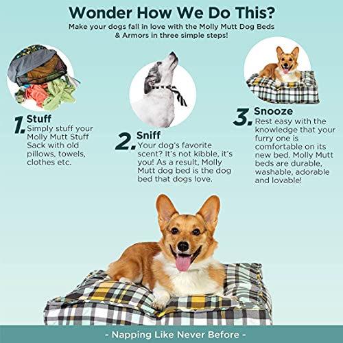 Molly Mutt Water-Resistant Dog Bed Liner, Nylon Bed Liner For Dogs, Easy To Clean, Gray, Round, 36”x36”x4.75” - size: 36" x 4.75" Round