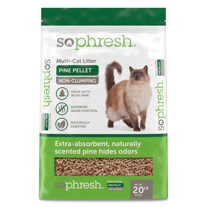 So Phresh by Petco Pine Pellet Non-Clumping Cat Litter 20 lbs. - size: 20 LBS