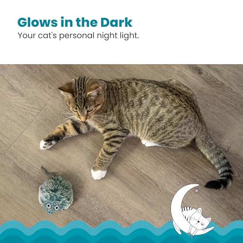 Catstages Nighttime Cuddle Plush Mouse Cat Toy with Catnip - color: Nighttime Cuddle Mouse