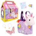 Creativity for Kids Glitzy Unicorn Kit | Adopt, Accessorize & Decorate Your Plush Pet | Toddler Purse & BFF Jewelry | Encourages Imaginative Play & Fine Motor Skills (Ages 4+) - style: Glitzy Unicorn