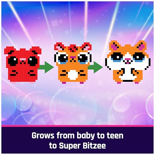 BITZEE Hamster Ball Interactive Toy & Digital Pet, Ages 5+ | Collect 20 Virtual Friends, Rolls & Reacts to Touch, Play 5 Mini Games, Screen-Free Responsive Play, Birthday Gift for Kids