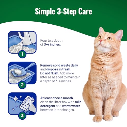 Cat's Pride Natural Care Odor-Eliminating Hypoallergenic Litter 15lb - size: 15 pounds, style: Natural Care Unscented