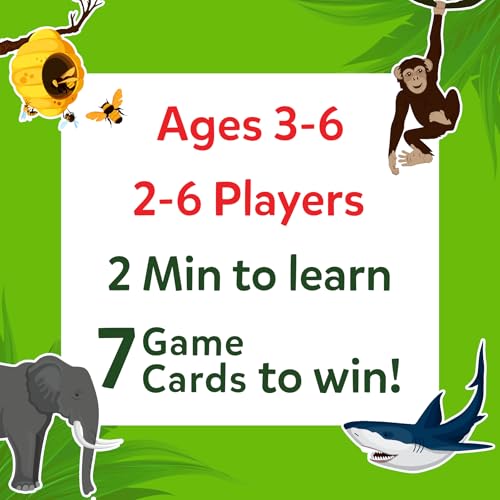 Skillmatics Guess in 10 Junior – Animal Kingdom, Card Game, Gift for Kids | Educational Trivia Game for Preschoolers, Travel Toy & Guessing Board Game, Screen-Free, Boys & Girls Ages 3, 4, 5 & 6 - style: 3. Junior Animal Kingdom