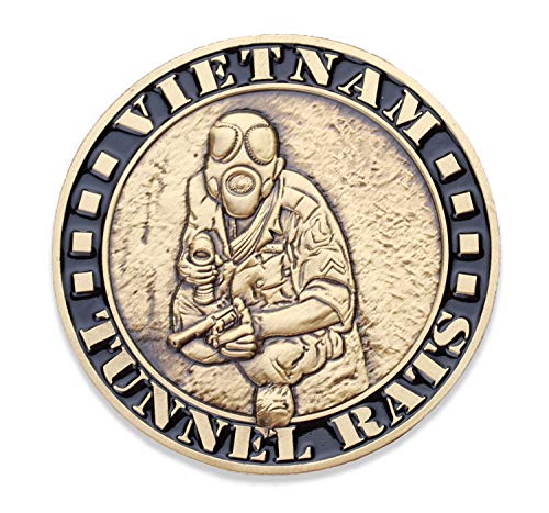 Tunnel Rat Challenge Coin - Vietnam Tunnel Rats - Designed by Military Veterans for Veterans!
