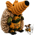 ME GUSTA SHOP Hedgehog Dog Squeak Toys Squeaky Plush Toy for Small Medium & Large Dogs Animal Pet Plush Dog Toy